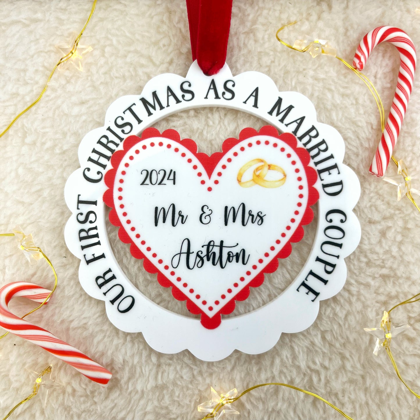 First Christmas Married, 2023 Christmas Tree Decoration