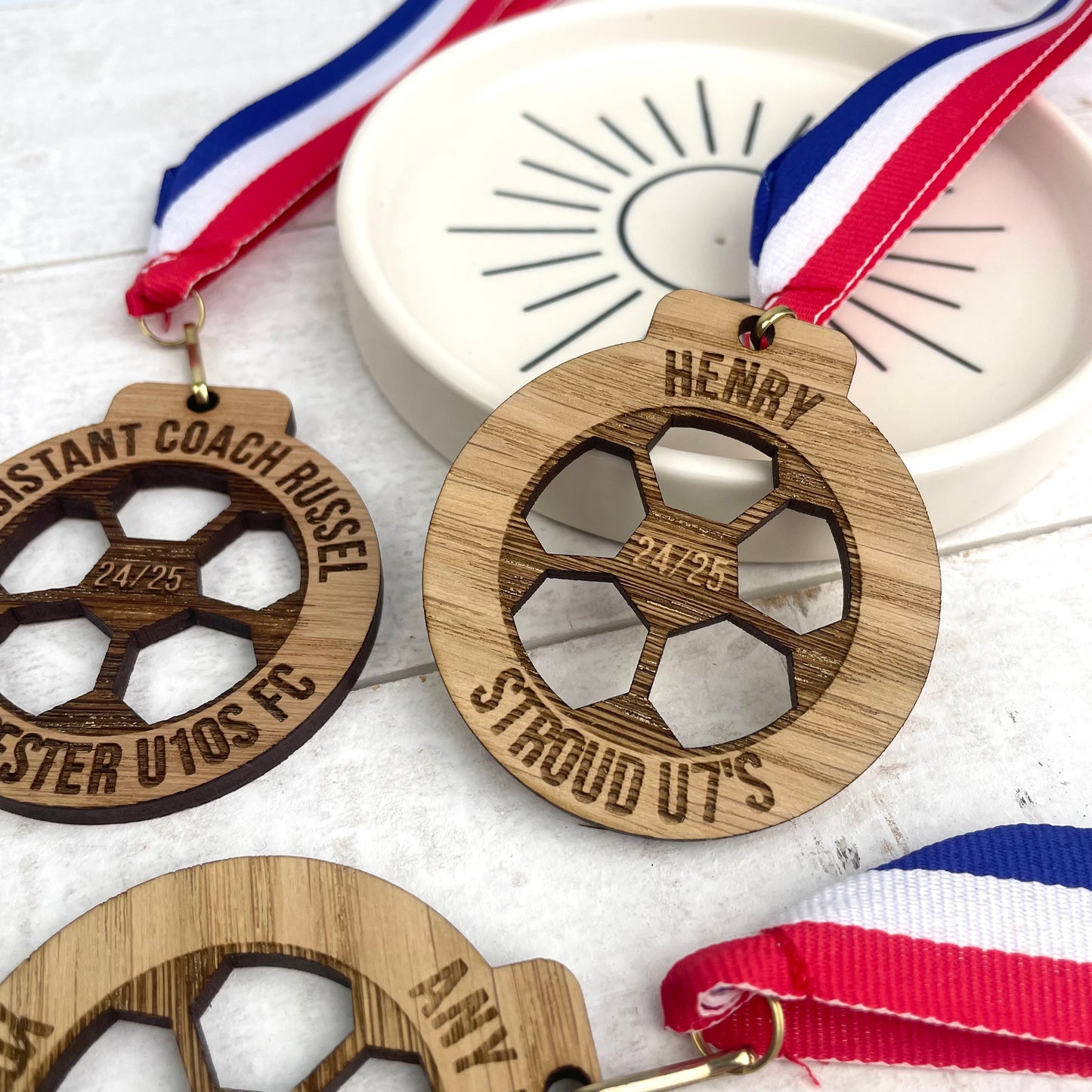 Custom Oak Football Medal