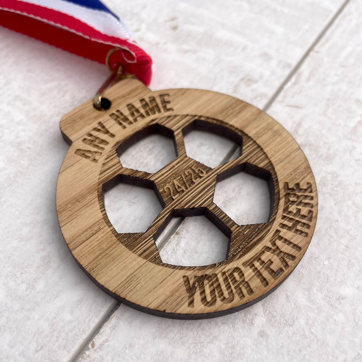 Custom Oak Football Medal