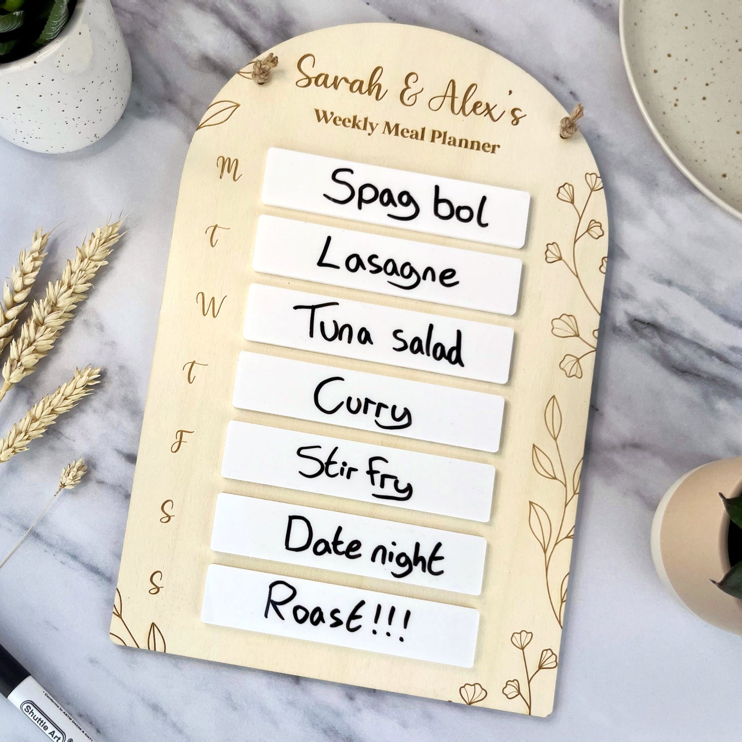 Personalised Weekly Meal Menu Planner