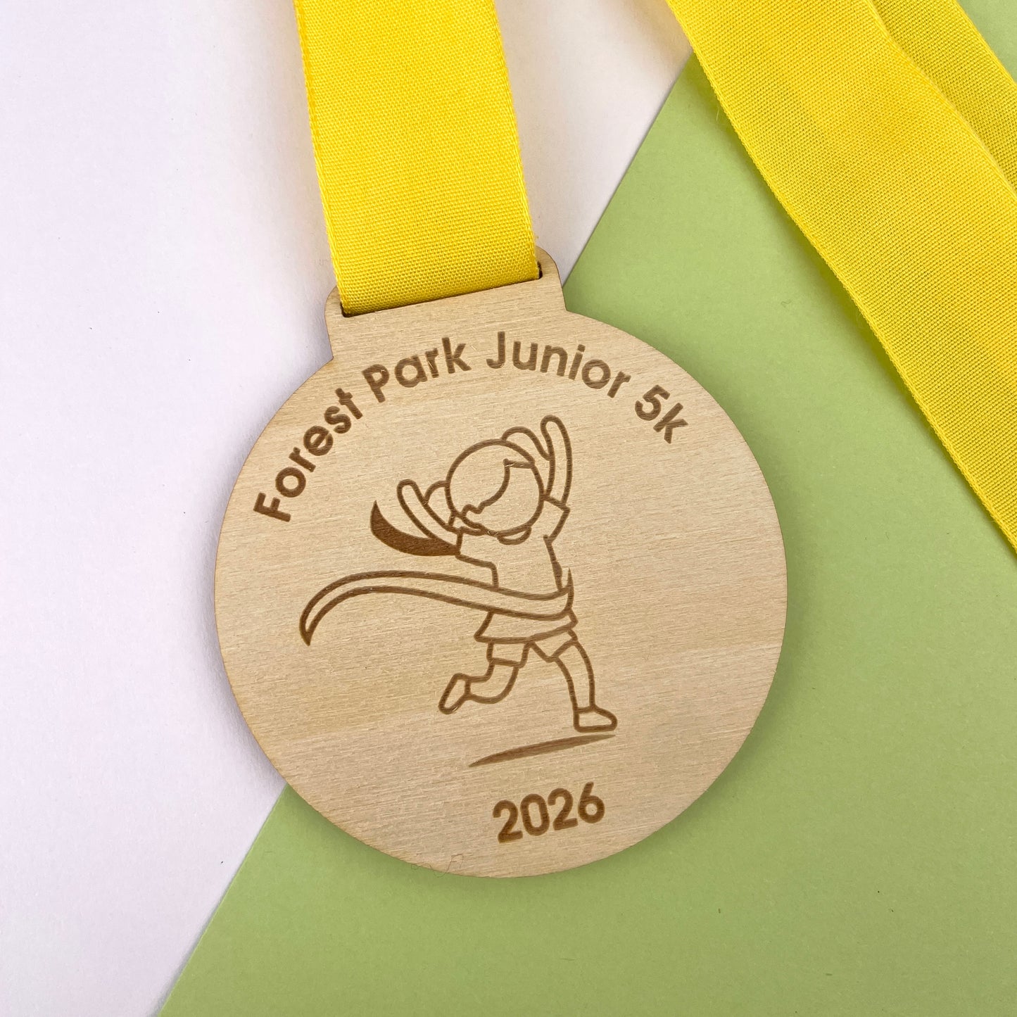 Eco-Friendly Custom Junior Running Medal