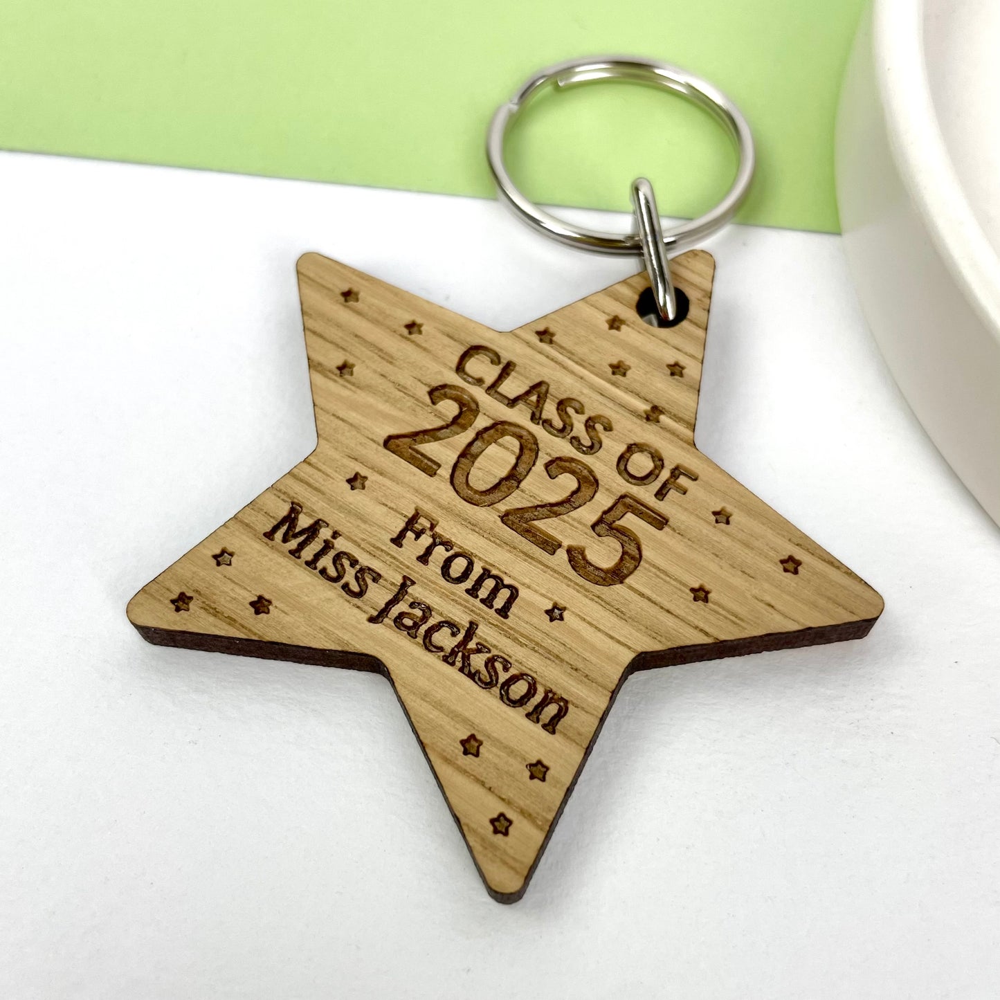 Class of 2025, Personalised School Leavers Keyring Gift