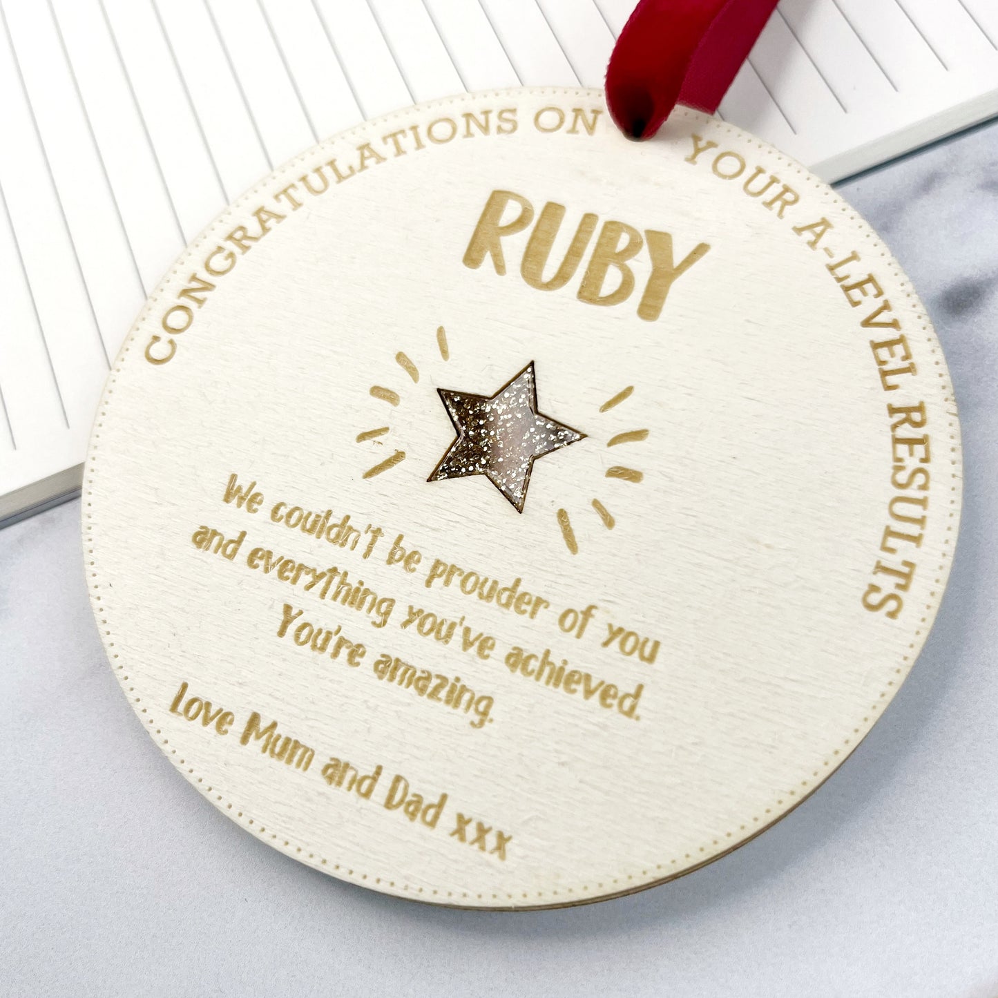 A-Level Exam Results Congratulations Hanging Keepsake