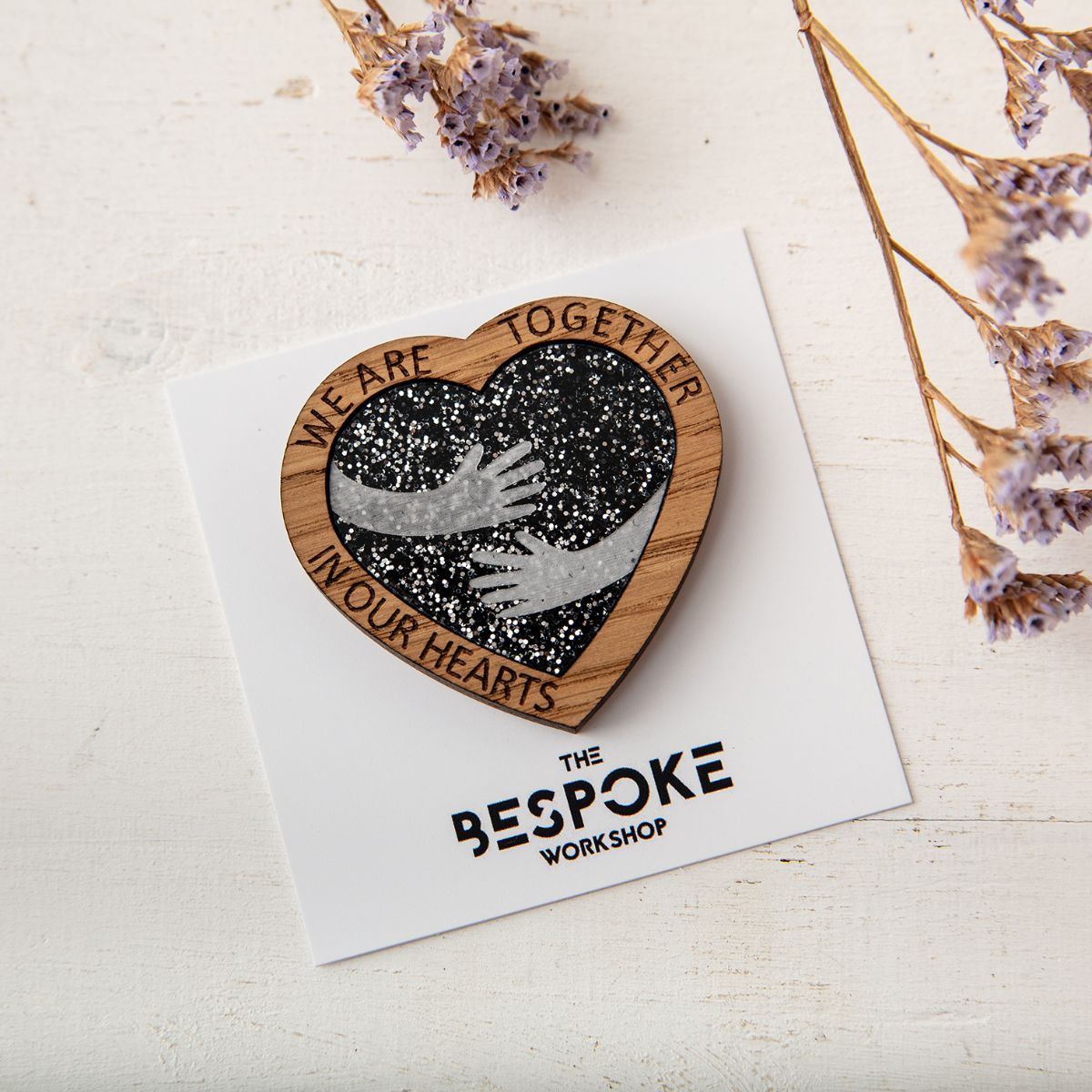 'Thinking of you' Gift - Be safe, Stay Strong Pocket Token & Brooches