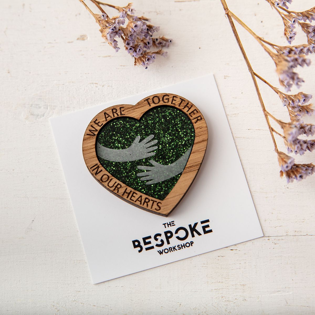 'Thinking of you' Gift - Be safe, Stay Strong Pocket Token & Brooches