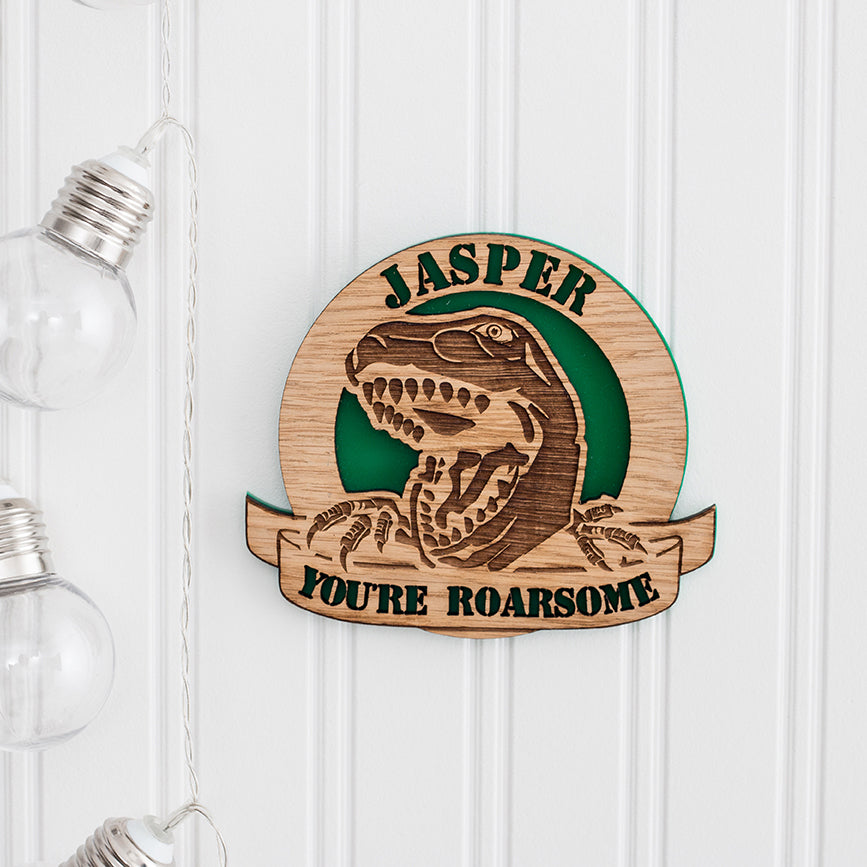 Dinosaur Wall Plaques - The Bespoke Workshop