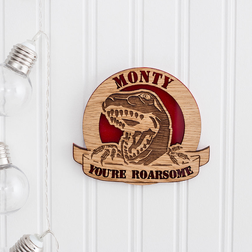 Dinosaur Wall Plaques - The Bespoke Workshop