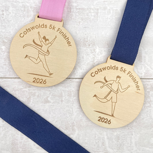 Eco-Friendly Personalised Running Medal