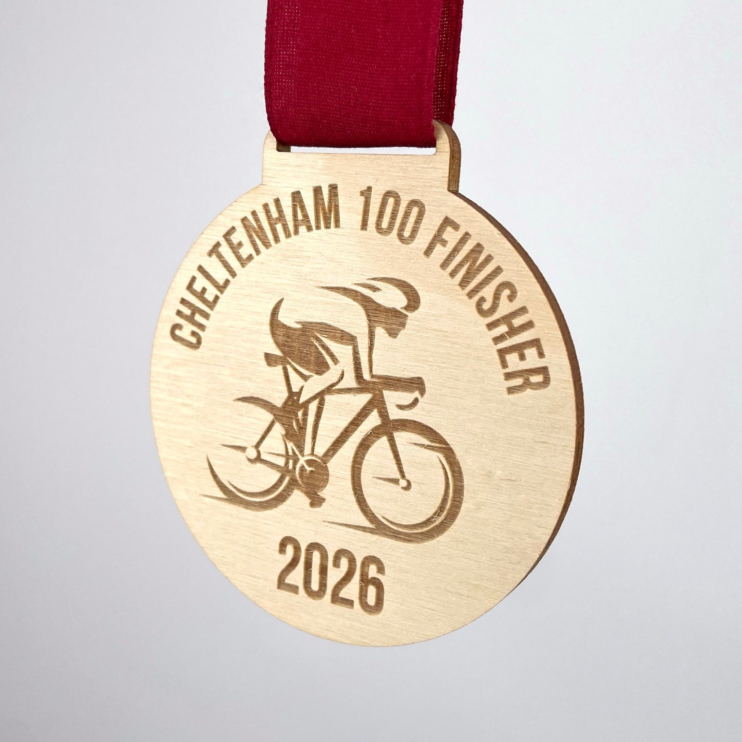 Personalised Eco-Friendly Cycling Medal