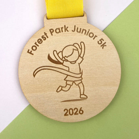 Eco-Friendly Custom Junior Running Medal