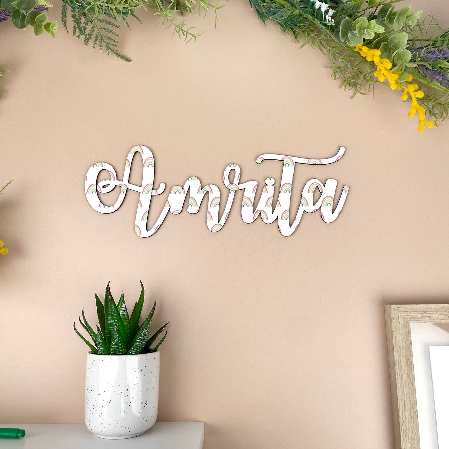 Personalised Printed Name Sign