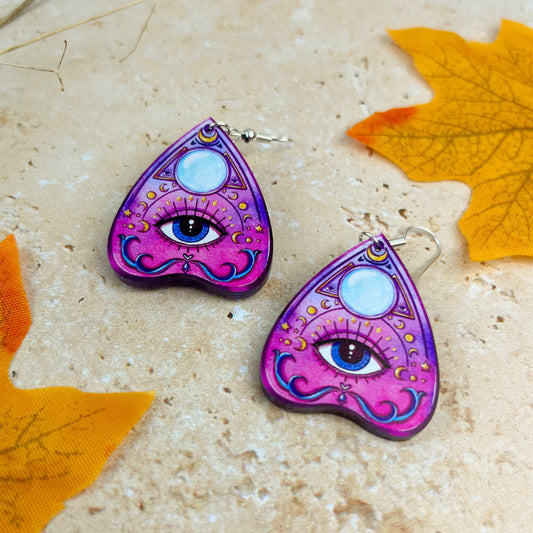 Ouija Board Planchette Earrings