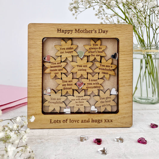 Personalised 'Reasons Why I Love You' Frame for Mother's Day