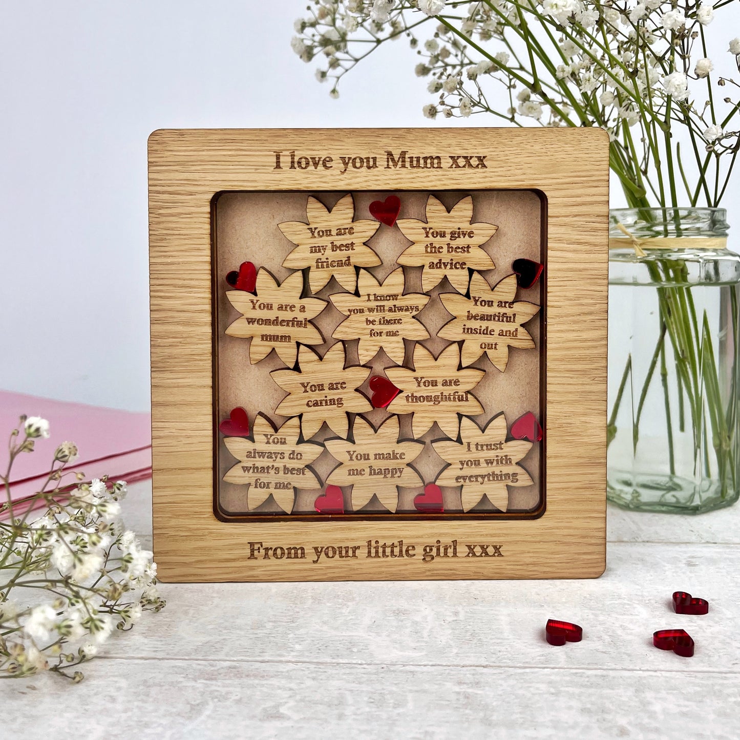 Personalised 'Reasons Why I Love You' Frame for Mother's Day