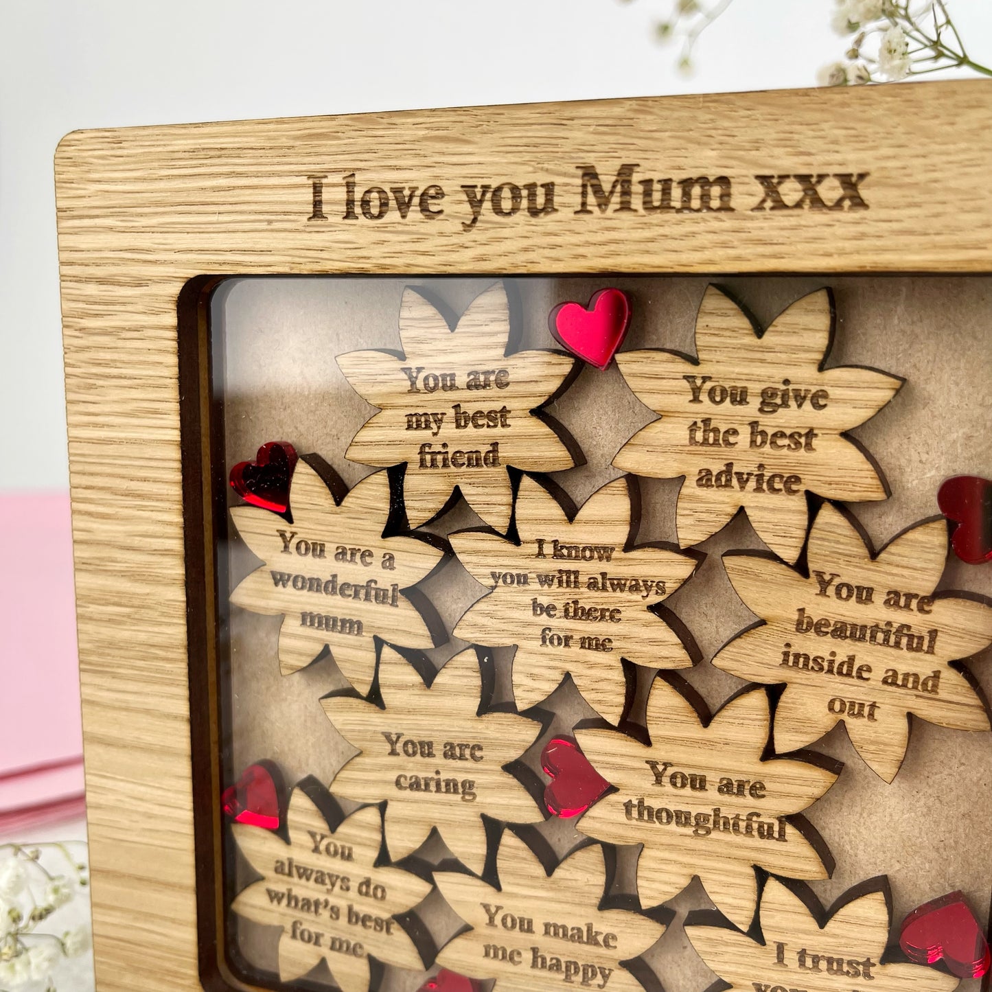 Personalised 'Reasons Why I Love You' Frame for Mother's Day