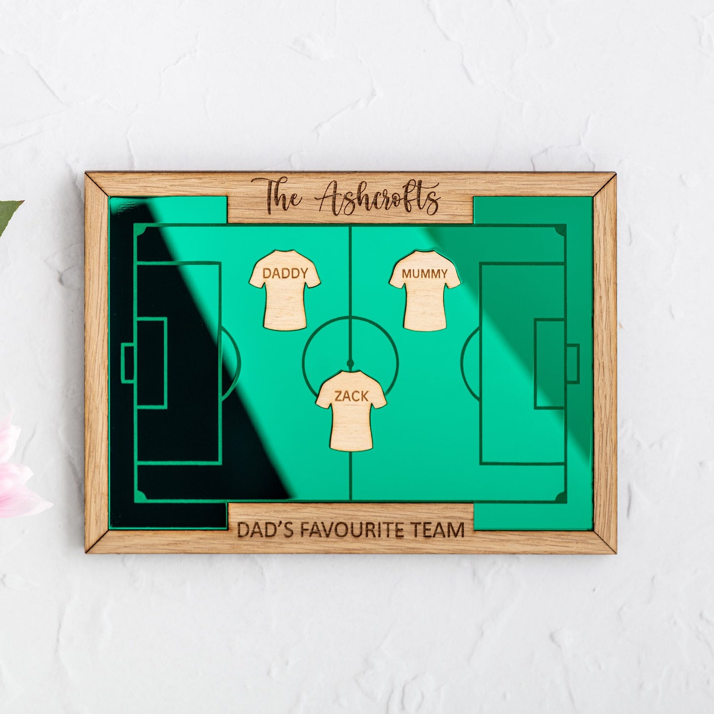 Football Family Team Personalised Wall Plaque - Choose the size of your family