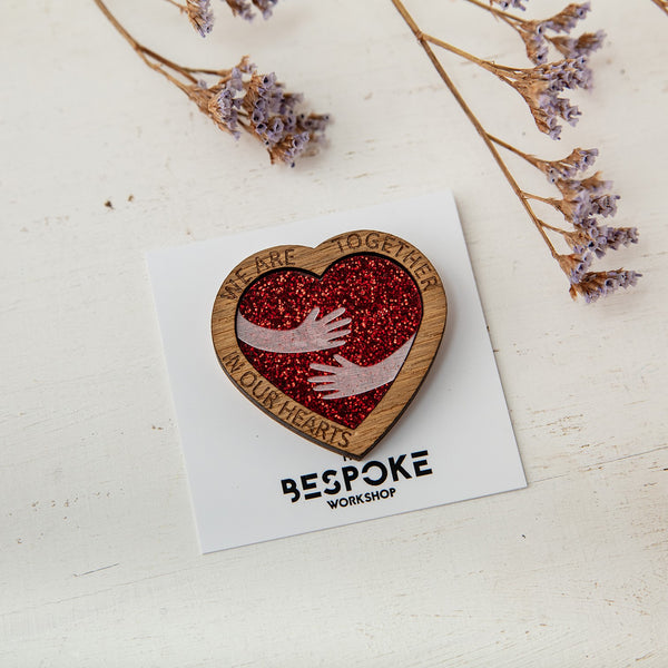 'Thinking of you' Gift - Be safe, Stay Strong Pocket Token & Brooches