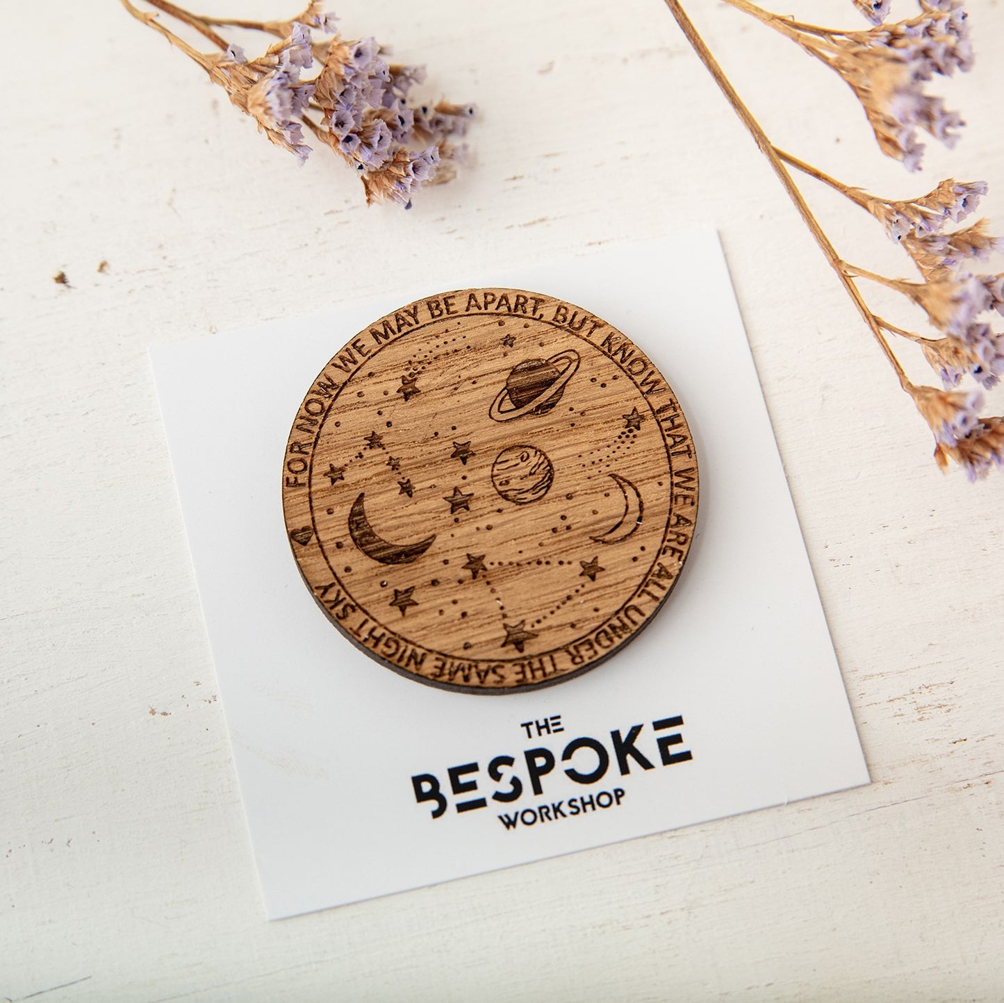 'Thinking of you' Gift - Be safe, Stay Strong Pocket Token & Brooches