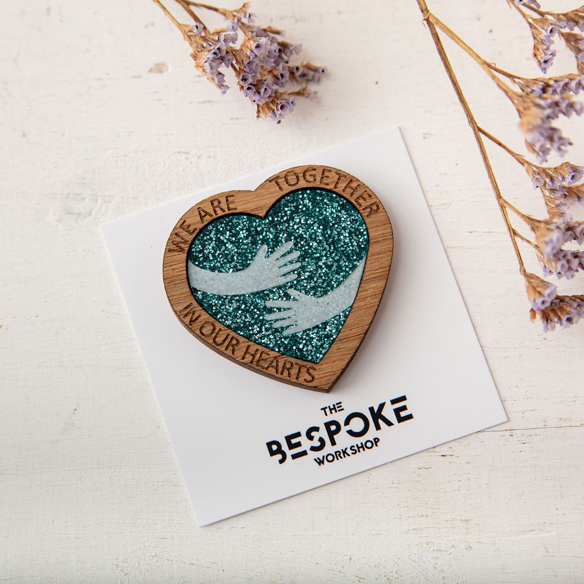 'Thinking of you' Gift - Be safe, Stay Strong Pocket Token & Brooches