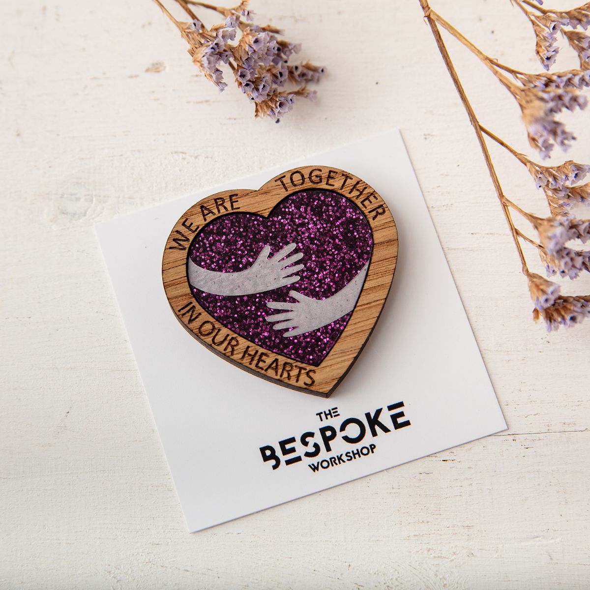 'Thinking of you' Gift - Be safe, Stay Strong Pocket Token & Brooches