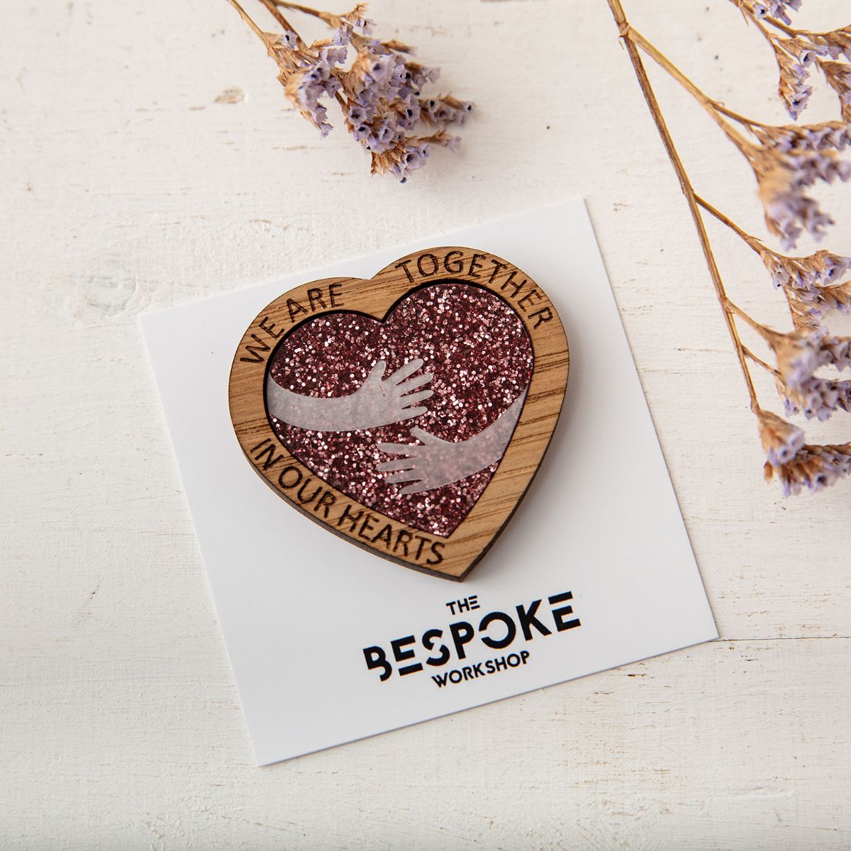 'Thinking of you' Gift - Be safe, Stay Strong Pocket Token & Brooches