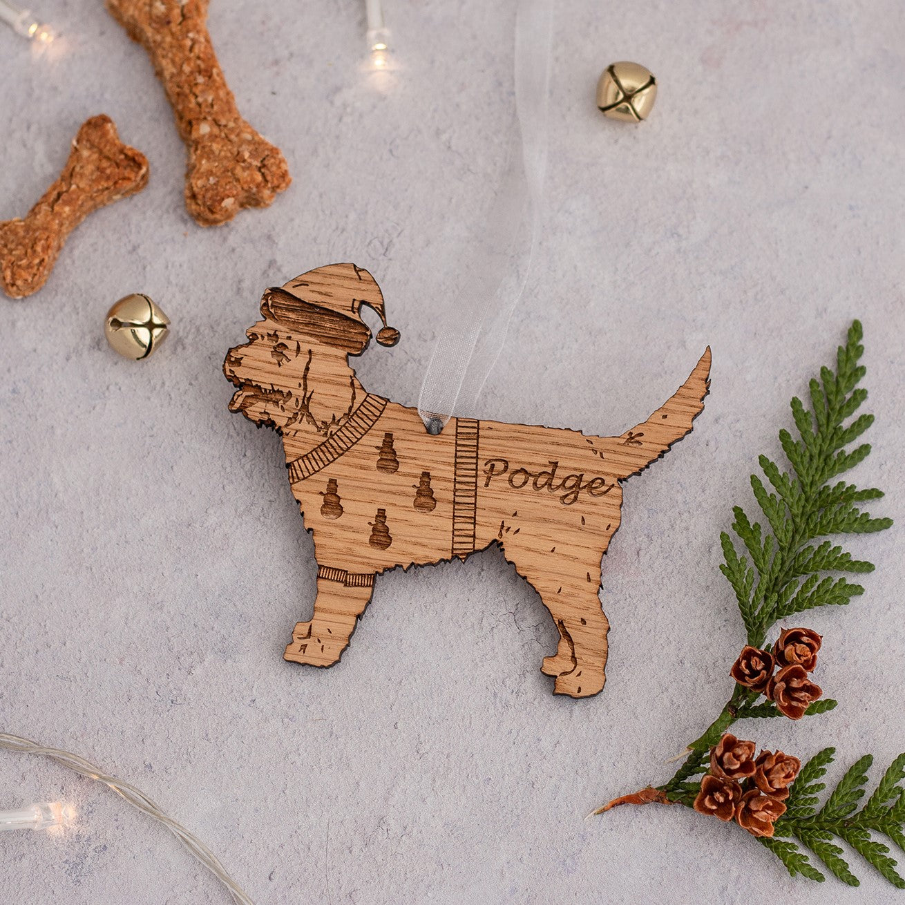 Many Dog Breeds - Personalised Christmas Bauble Decorations