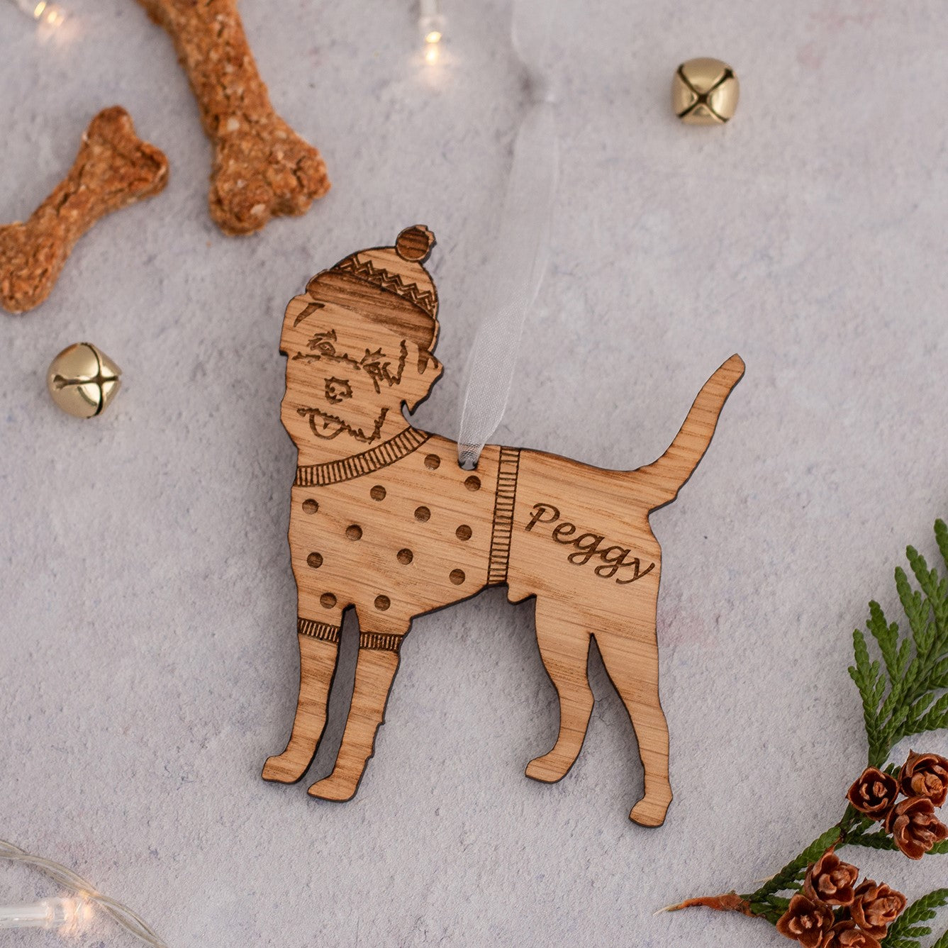 Many Dog Breeds - Personalised Christmas Bauble Decorations