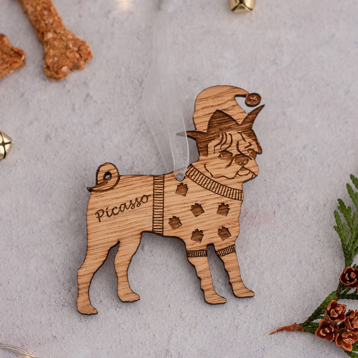 Many Dog Breeds - Personalised Christmas Bauble Decorations