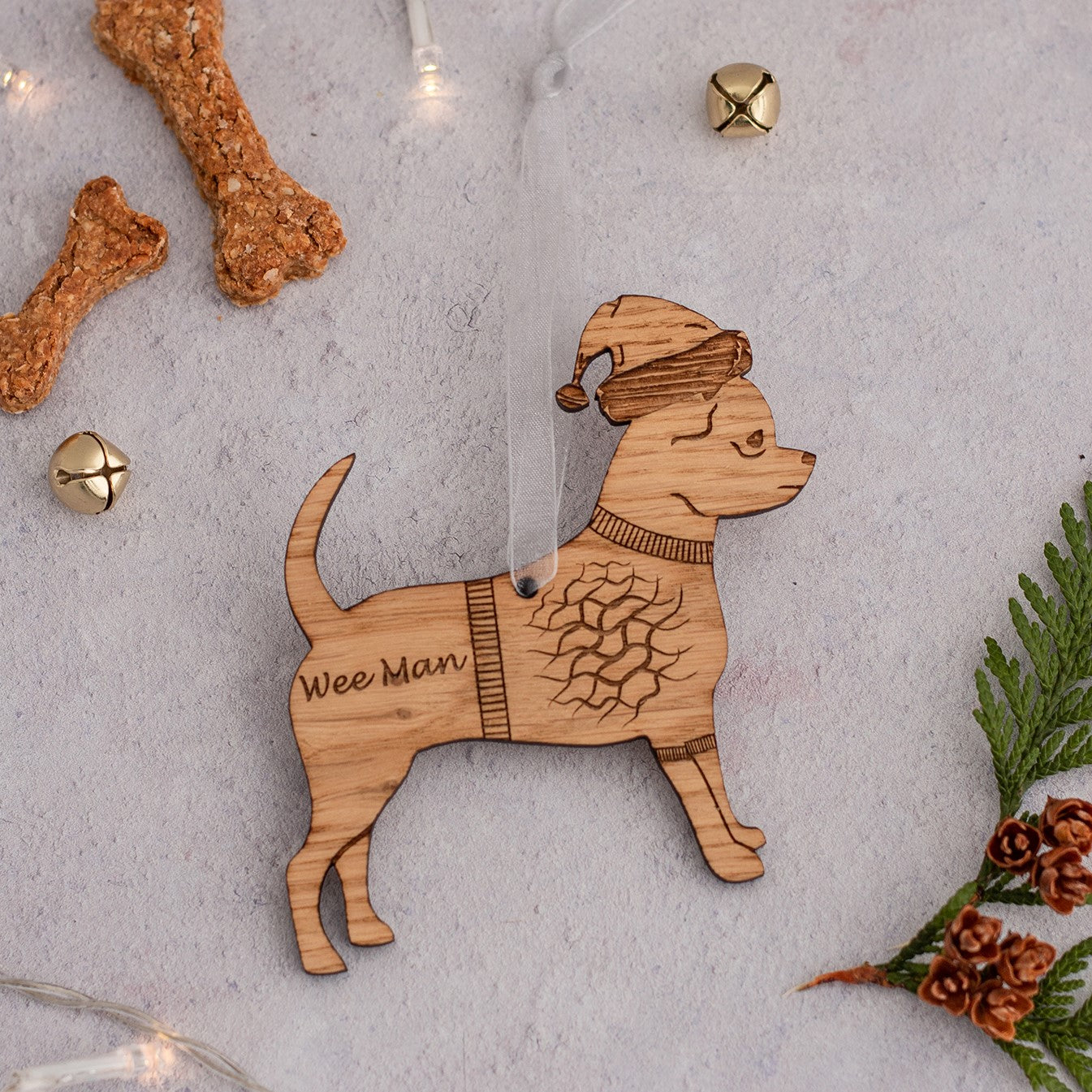 Many Dog Breeds - Personalised Christmas Bauble Decorations