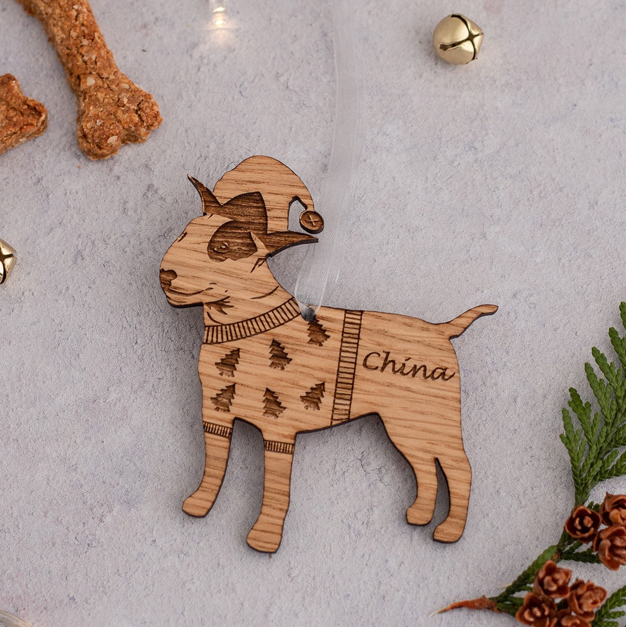 Many Dog Breeds - Personalised Christmas Bauble Decorations