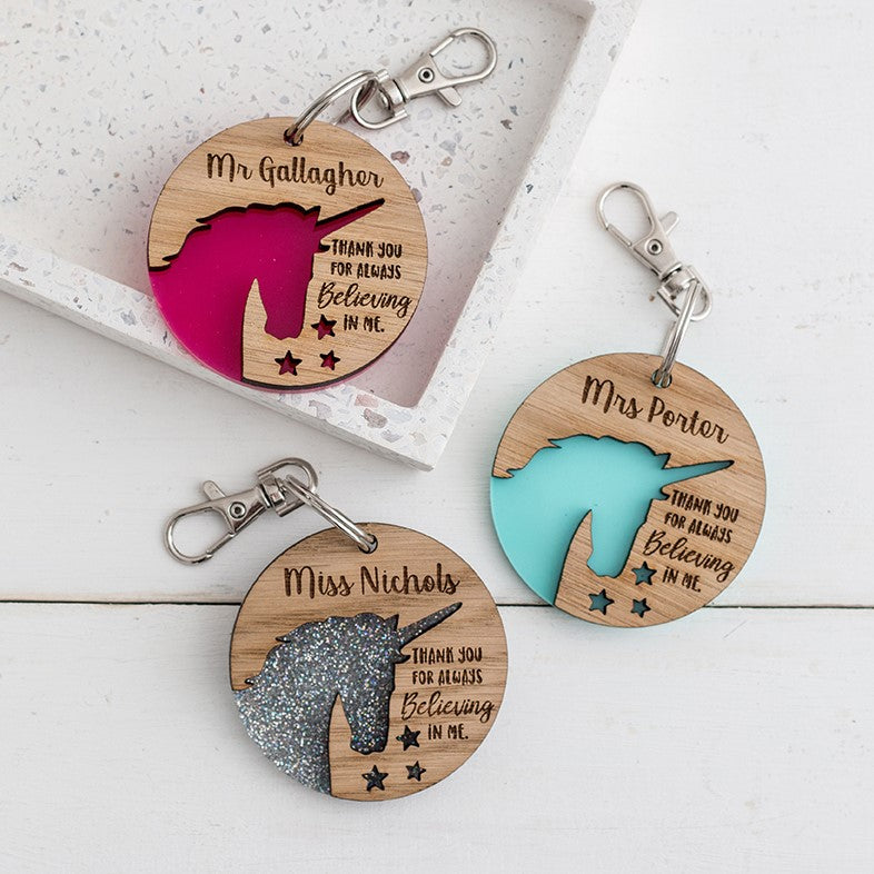 Unicorn Keyring - Teacher Appreciation Gift