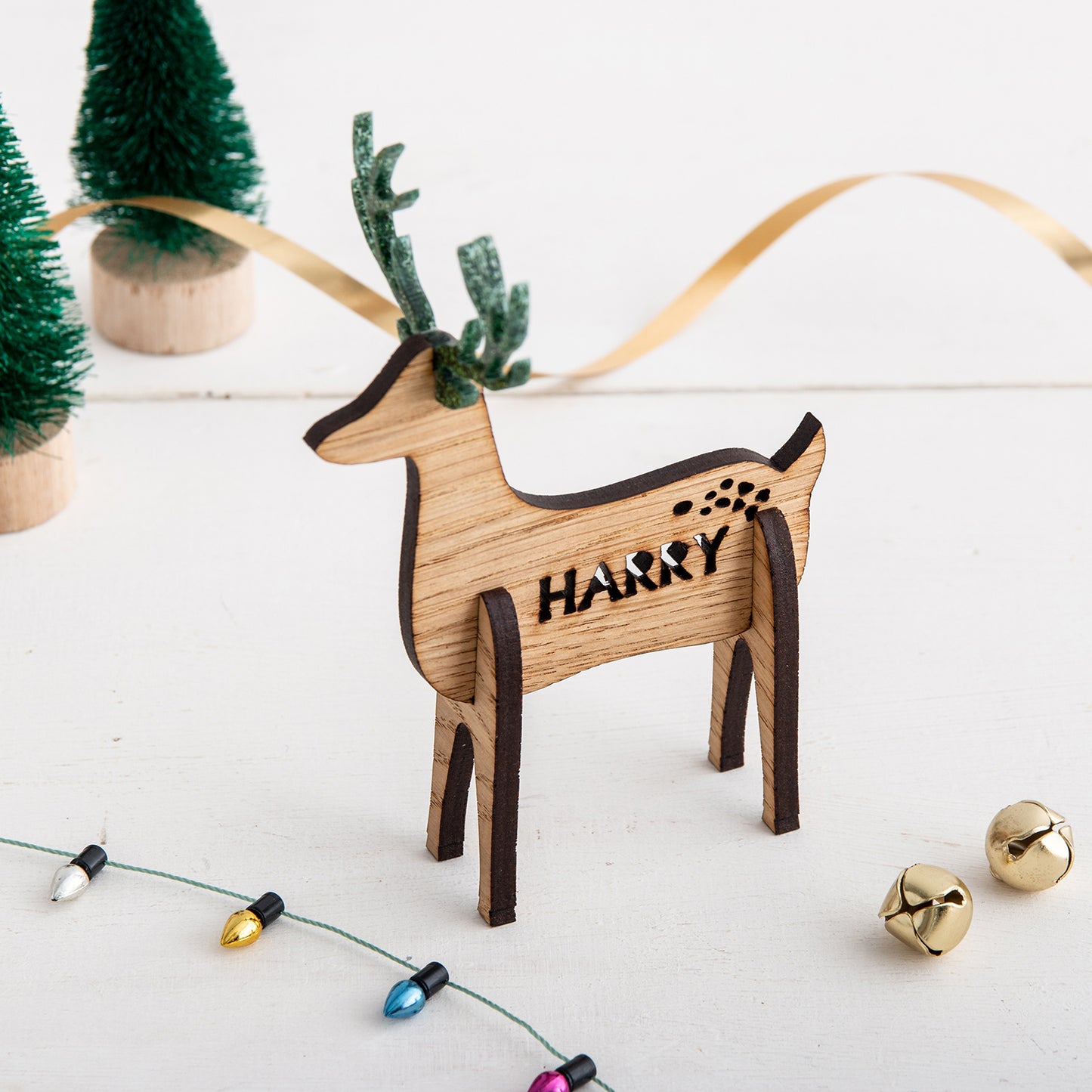 3D Personalised Reindeer Place Settings