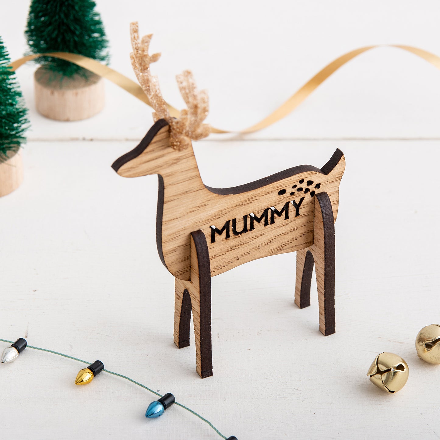 3D Personalised Reindeer Place Settings