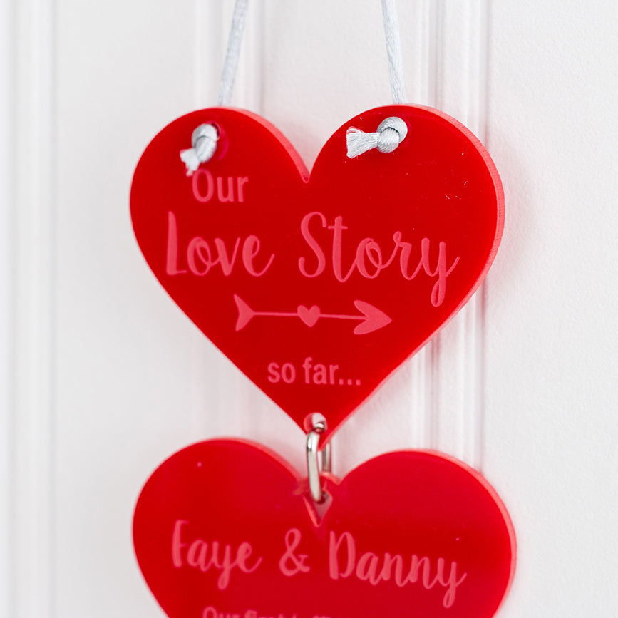 Hanging Hearts Made of Wood - The Bespoke Workshop