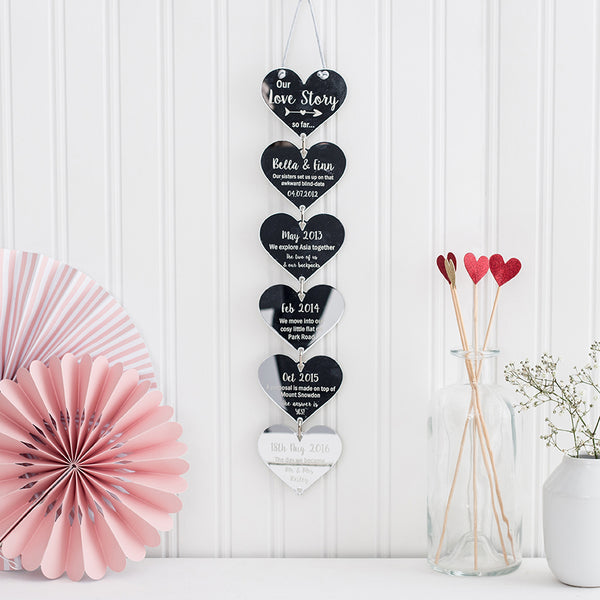 Hanging Hearts Made of Wood - The Bespoke Workshop