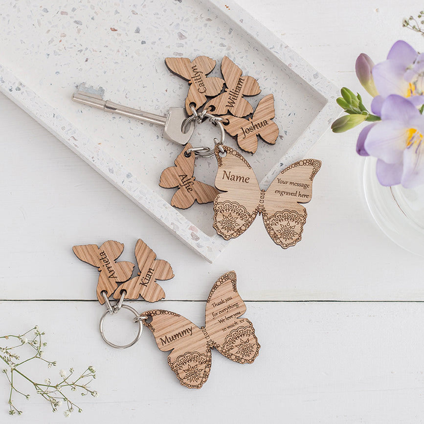 Butterfly Keyring - The Bespoke Workshop