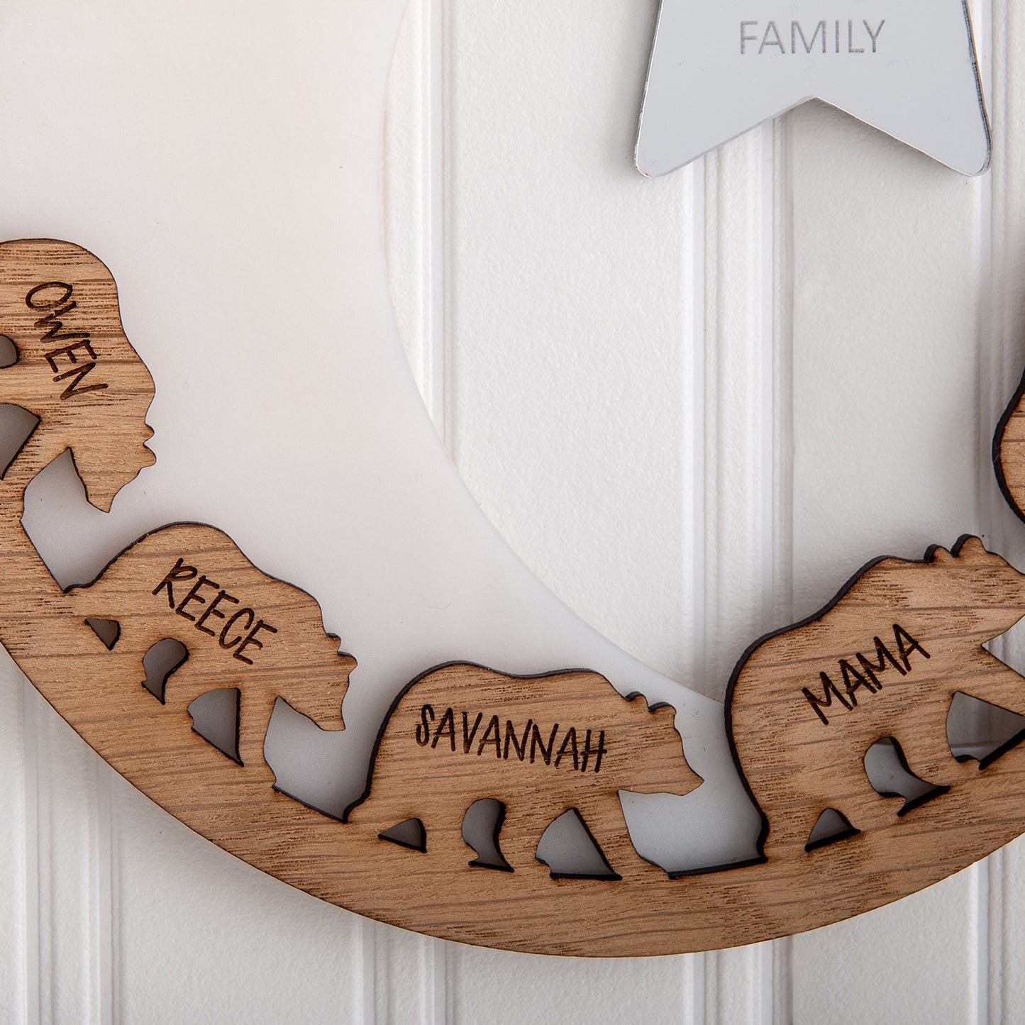 Personalised Family Wall Plaque - The Bespoke Workshop