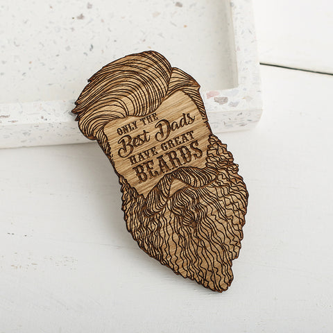 Engraved Beard Magnet - different options
