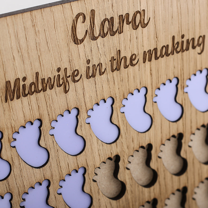 Midwife in the making board - The Bespoke Workshop