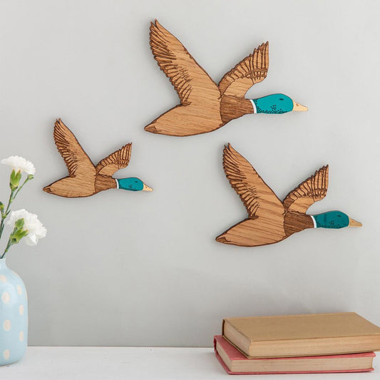 50's Inspired Flying Ducks, Set of 3 or Individual Ducks