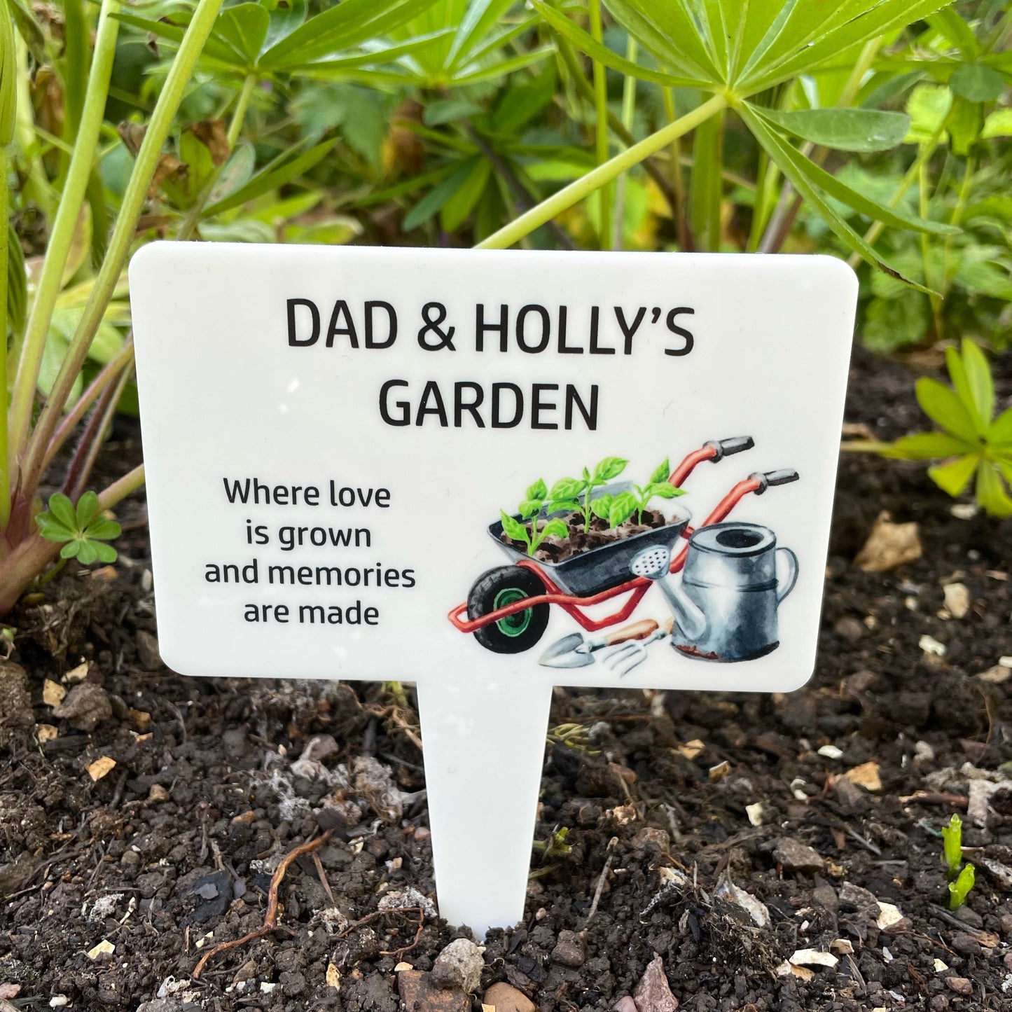 Personalised Garden Sign - Different Sizes Available - Customized with your own wording