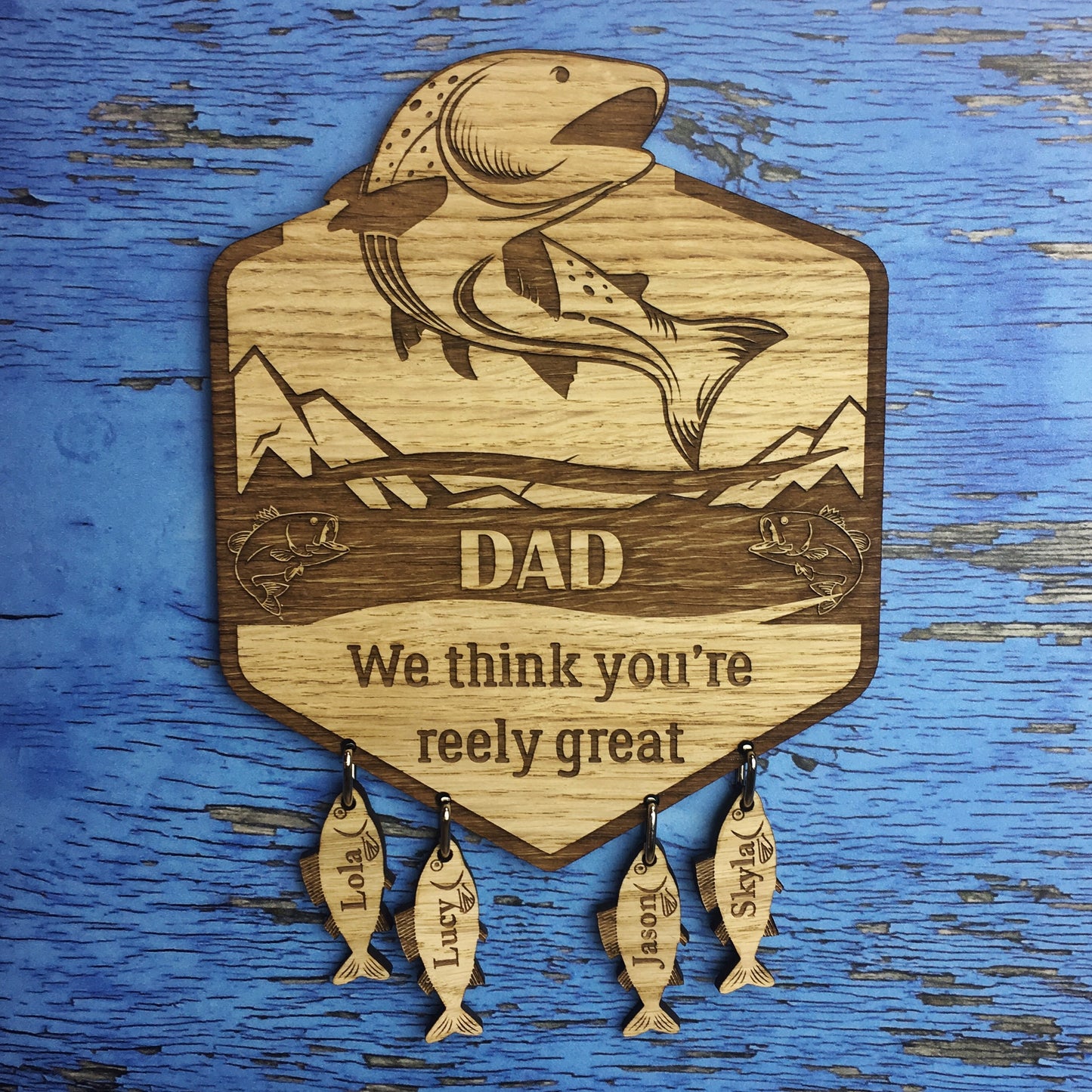 Fishing Wall Plaque - The Bespoke Workshop