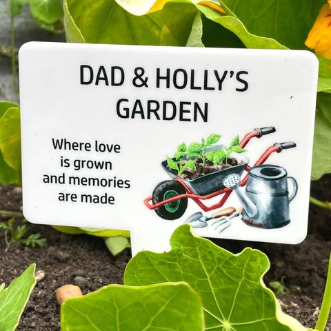 Personalised Garden Sign - Different Sizes Available - Customized with your own wording