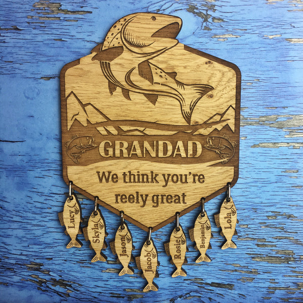 Fishing Wall Plaque - The Bespoke Workshop